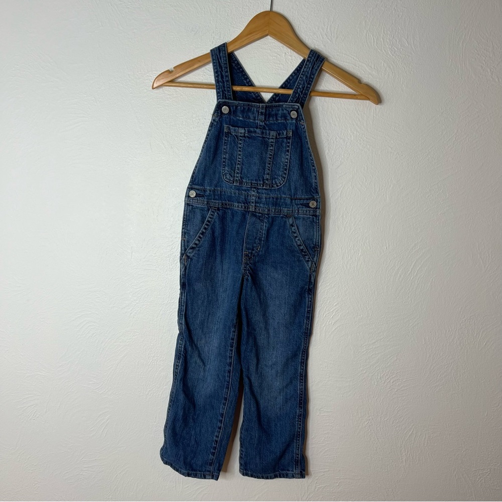 GAP Kids Blue Denim Overalls size 5